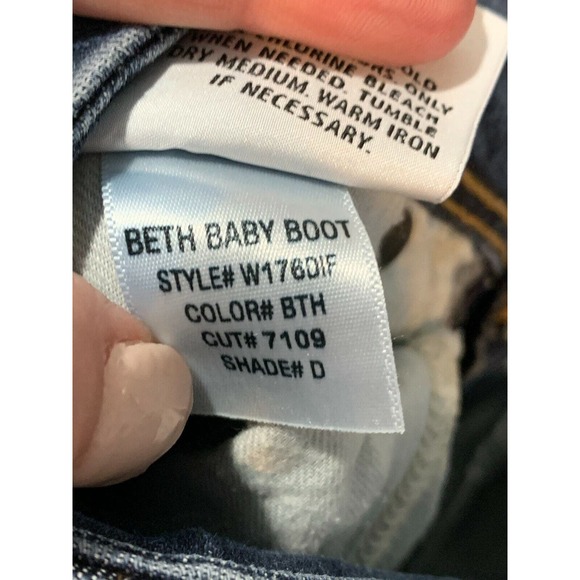 Hudson Women's Jeans Denim Beth Baby Boot Medium Wash Size 27 Blue - Picture 9 of 10